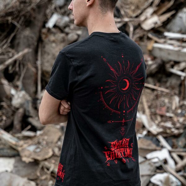 SOLAR ERUPTION - Red Apocalypse tshirt BACK