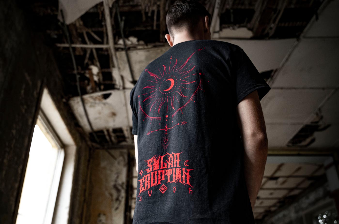 SOLAR ERUPTION - Red Apocalypse tshirt BACK