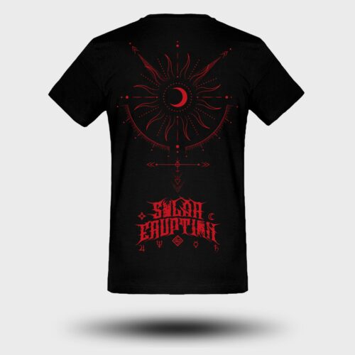 SOLAR ERUPTION - Red Apocalypse tshirt BACK
