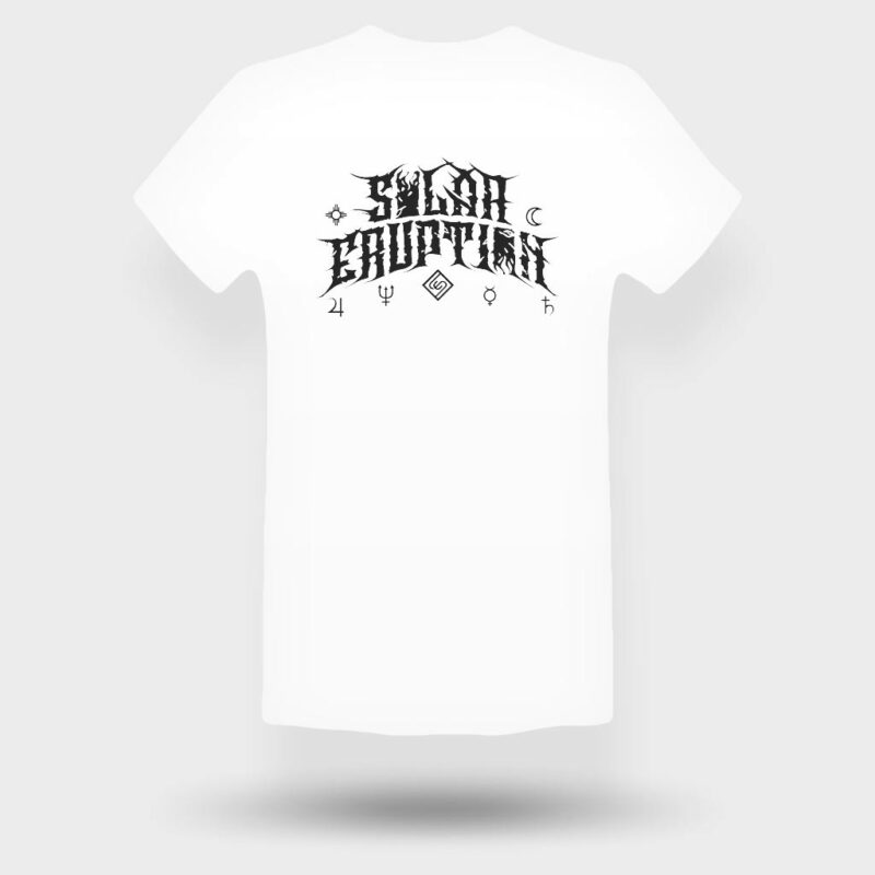 Kuchisake-Onna - White t-shirt by SOLAR ERUPTION (FRONT)