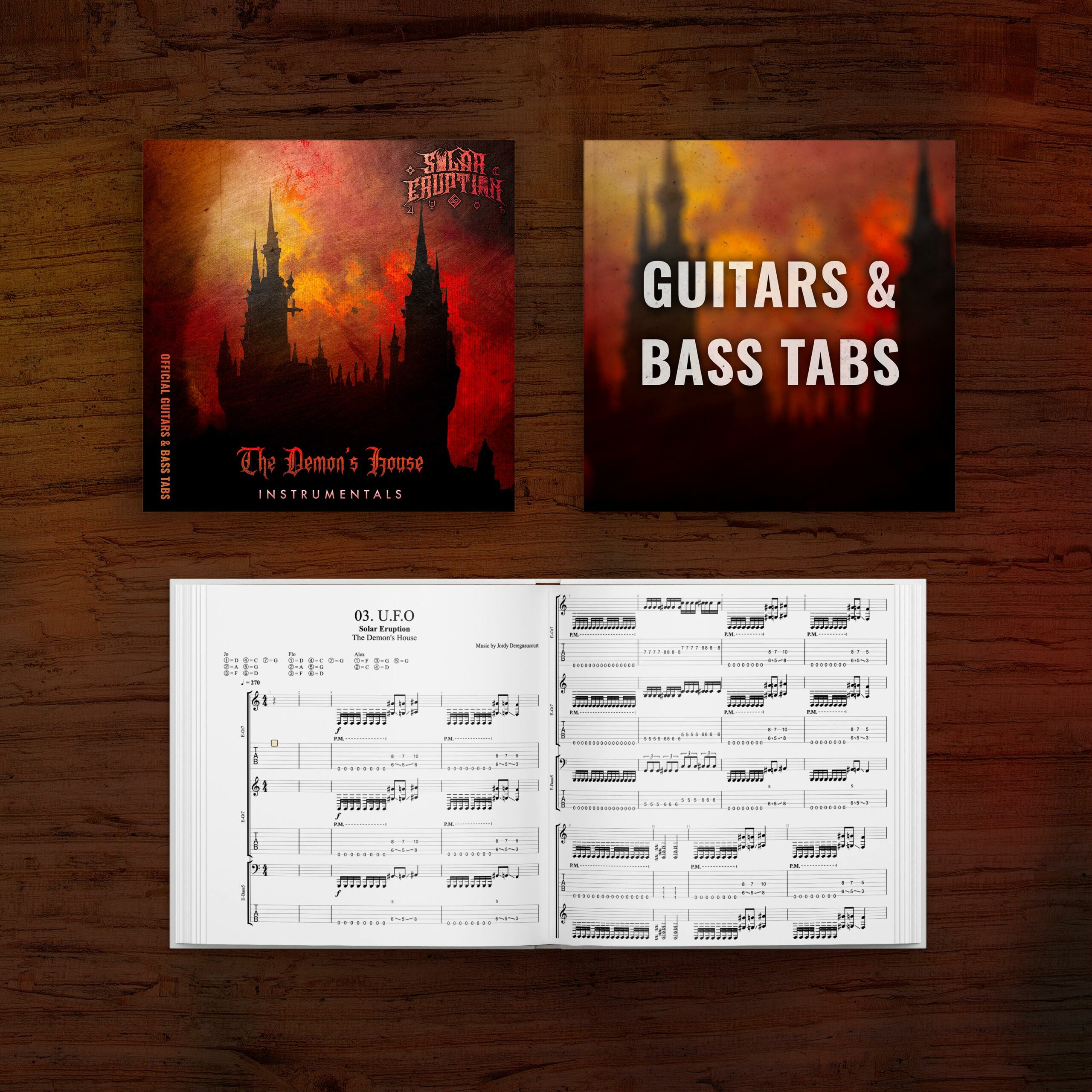 The Demon's House Guitars & BASS TABS