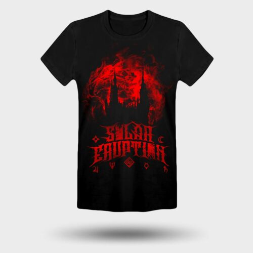 The Demon's House tee FRONT by SOLAR ERUPTION
